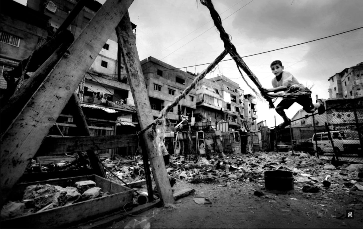 Sabra and Shatila, Lebanon. Photograph by Georges Yazbek.