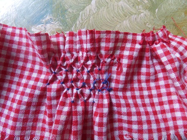 Smocking try out Smocking try out