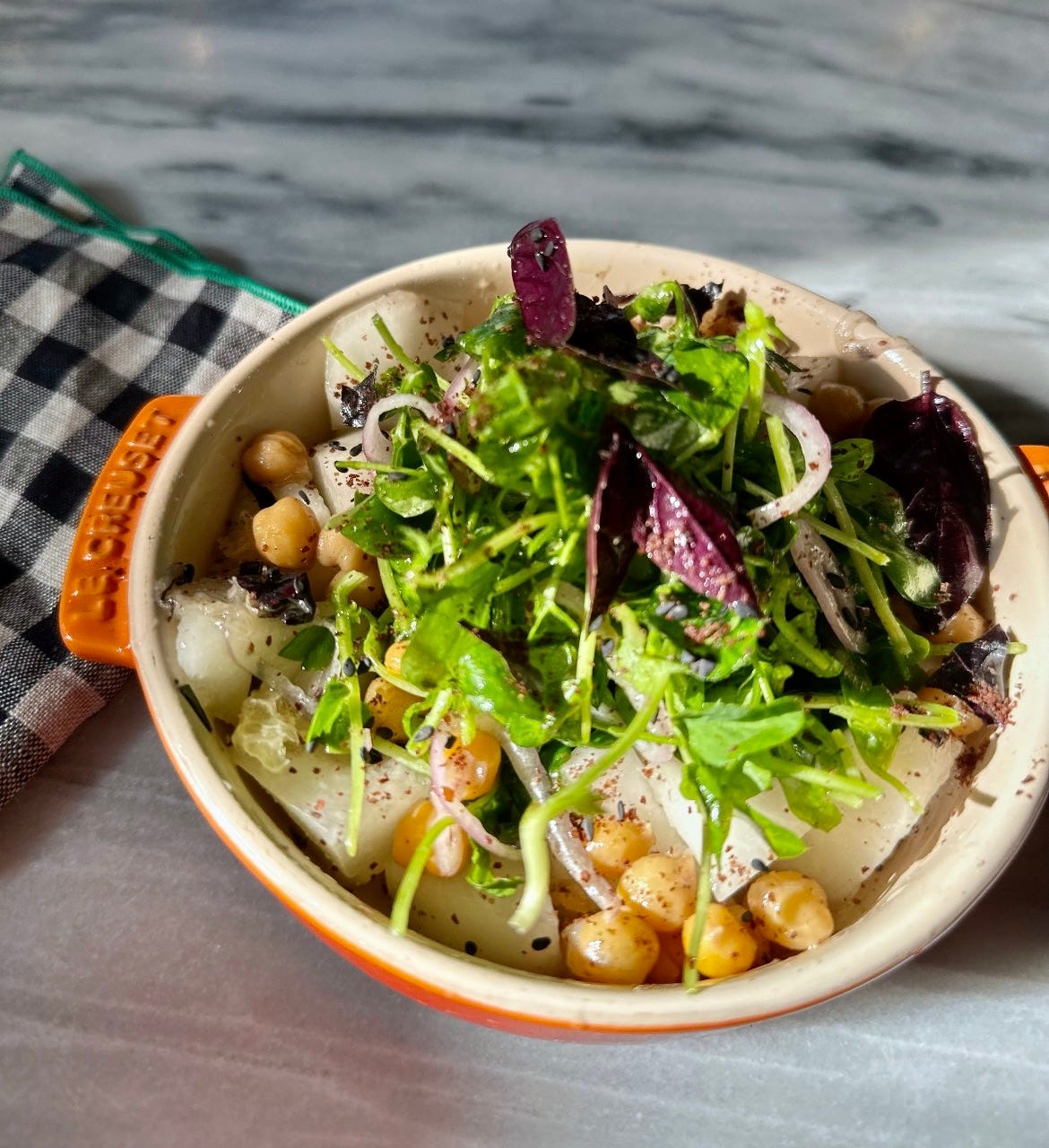Snow Leopard Salad by Vivienne Culinary Books 