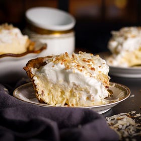 Mini Coconut Cream Pie for 2!