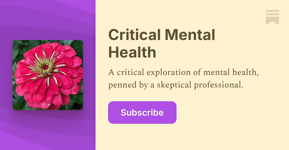 Critical Mental Health | Alli | Substack