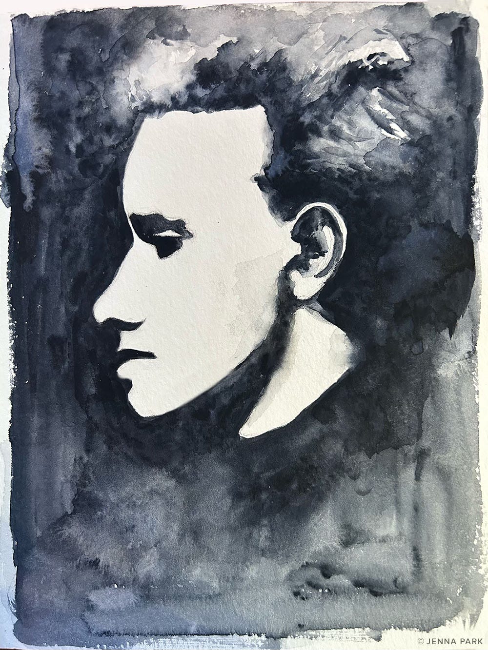 A drawing of Martin Gore