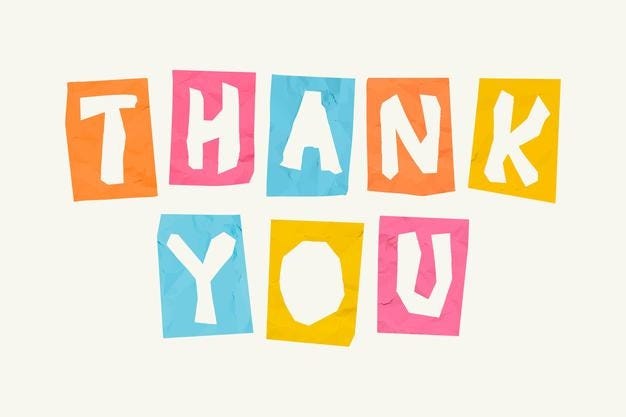 Gracias word paper cut tipografía fuente vector gratuito