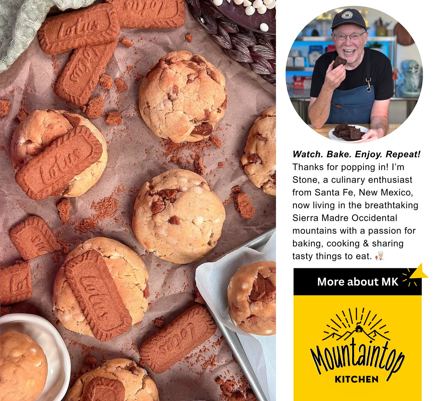 Biscoff Cookies - Bake the Brooki Book