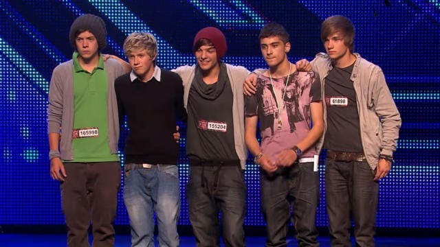 X Factor' reveals new clip of One Direction formation