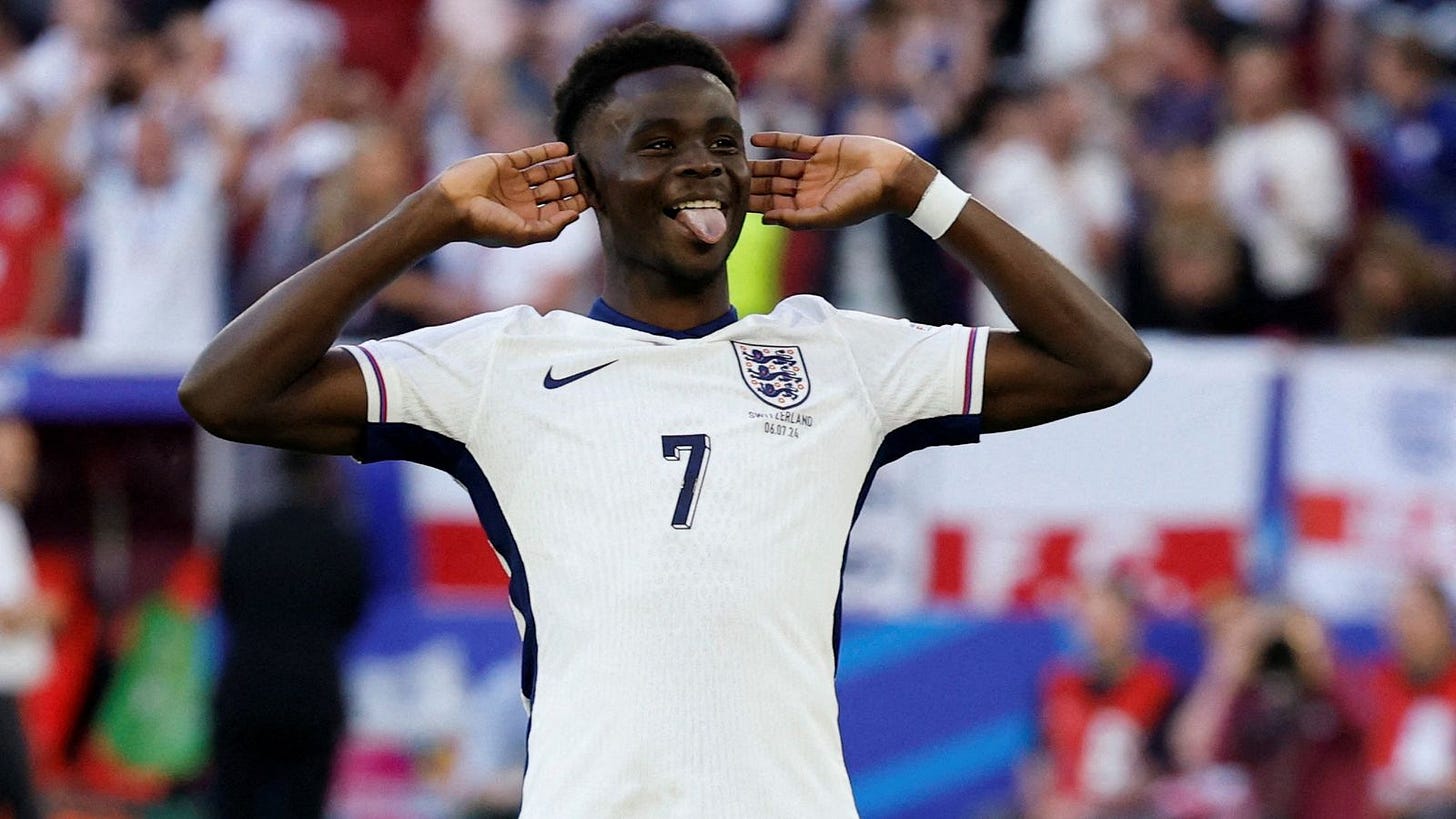 Euro 2024: Bukayo Saka helps keep England's dream of winning silverware overseas alive | UK News | Sky News Euro 2024: Bukayo Saka helps keep England's dream of winning silverware overseas alive | UK News | Sky News