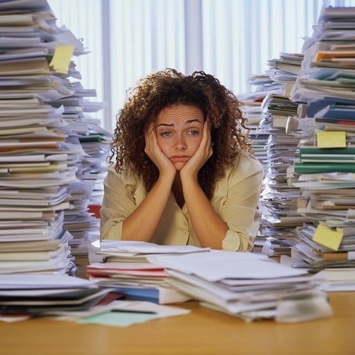 Free Office Overwhelm Image - Office, Stress, Woman | Download at StockCake