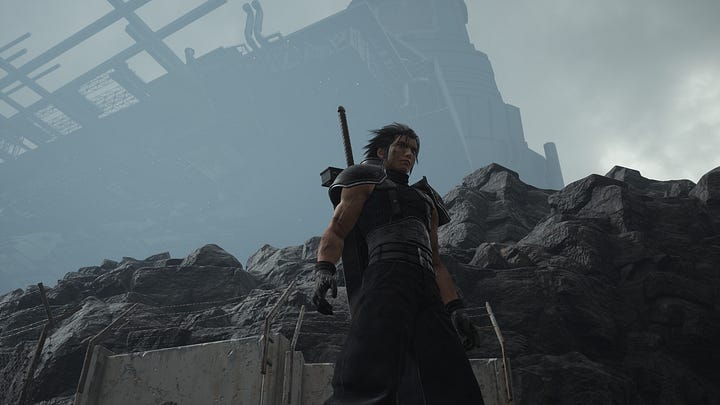 A look at the reactors from outside Midgar using photo mode and free-camera on PC respectively.