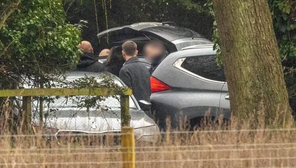 British police arrived near Prince Andrew’s residence.