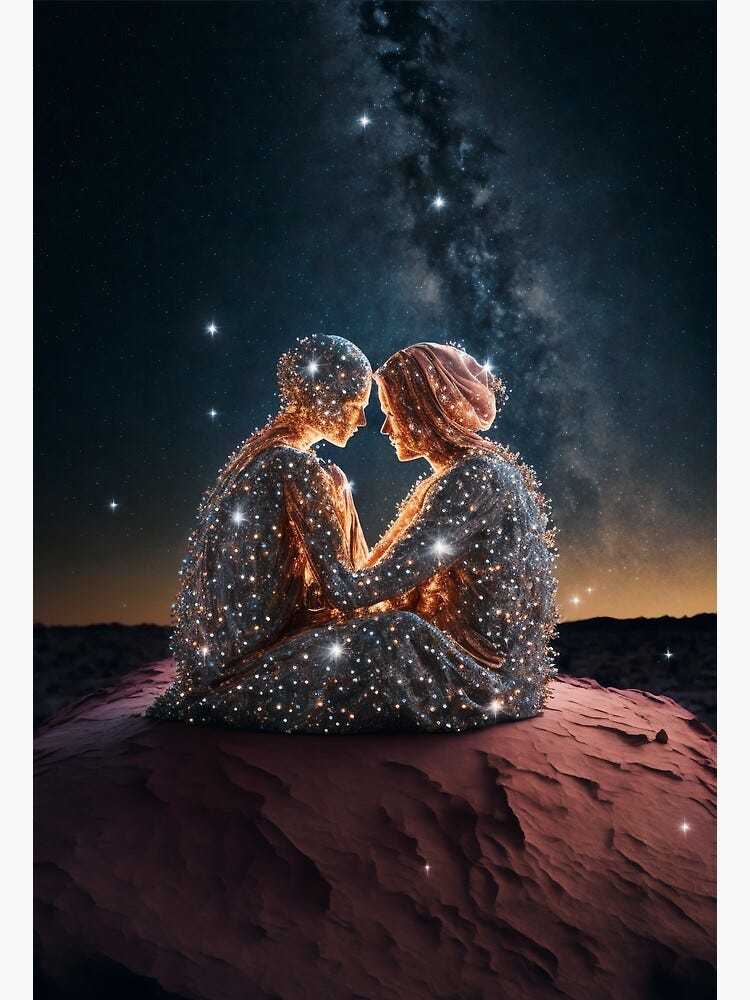 a couple engulfed in stars and the universe" Poster for Sale by alxndraai | Redbubble a couple engulfed in stars and the universe" Poster for Sale by alxndraai | Redbubble