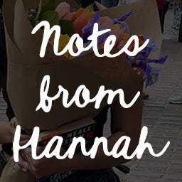 Notes from Hannah