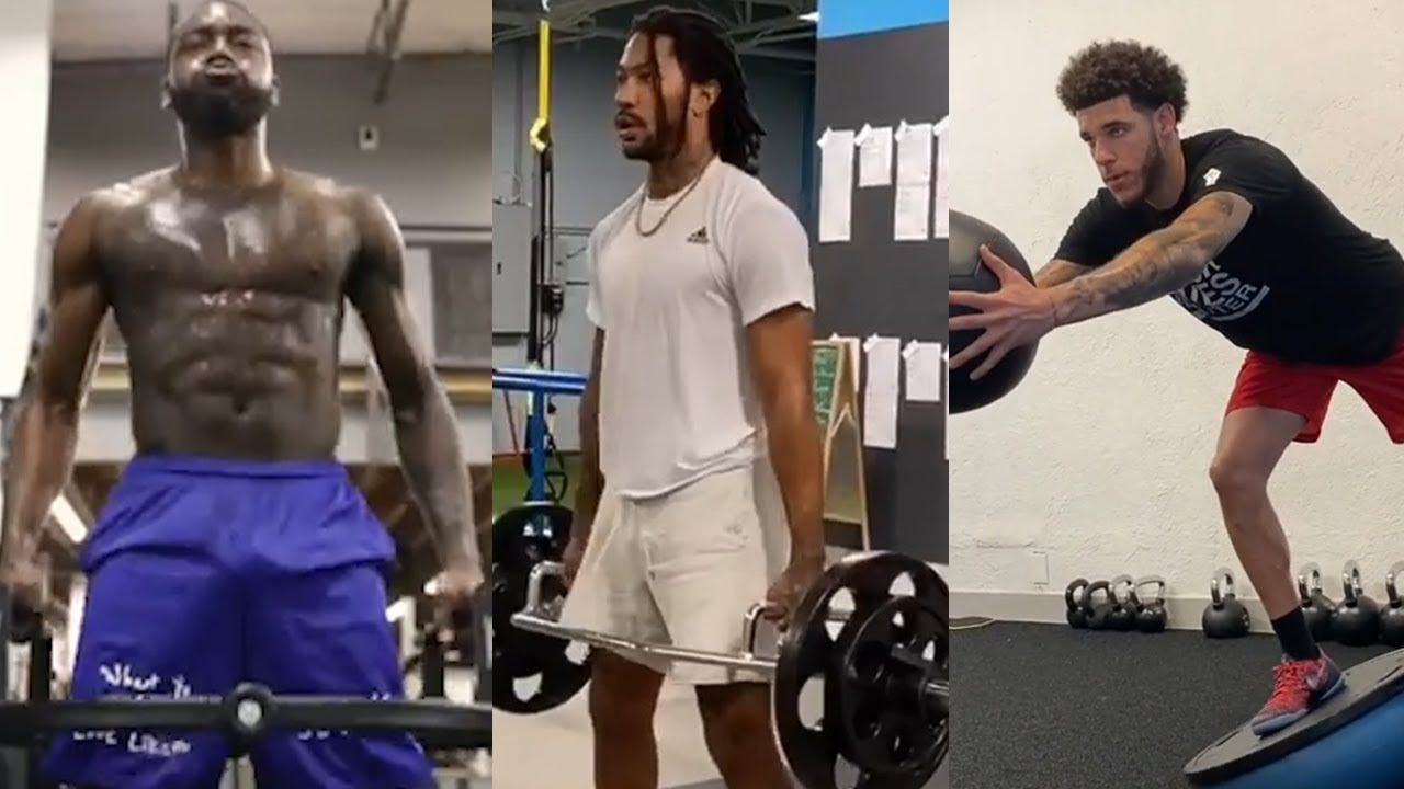 NBA Players Workouts In The Weight Room During The Offseason NBA Players Workouts In The Weight Room During The Offseason