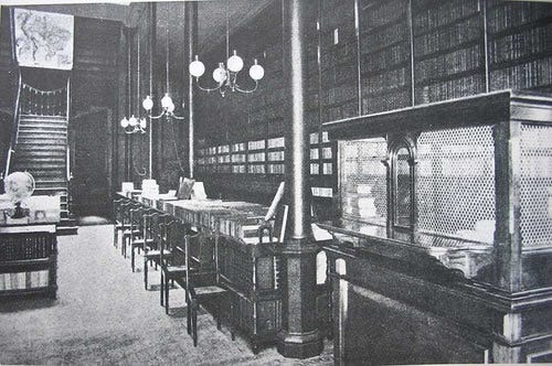 Registro da Livraria Garnier, no Rio de Janeiro.
