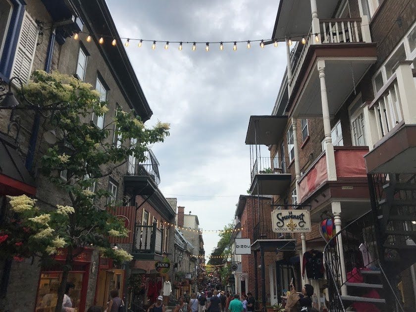 Rue du Petit-Champlain, Quebec City | Broke Girl Abroad