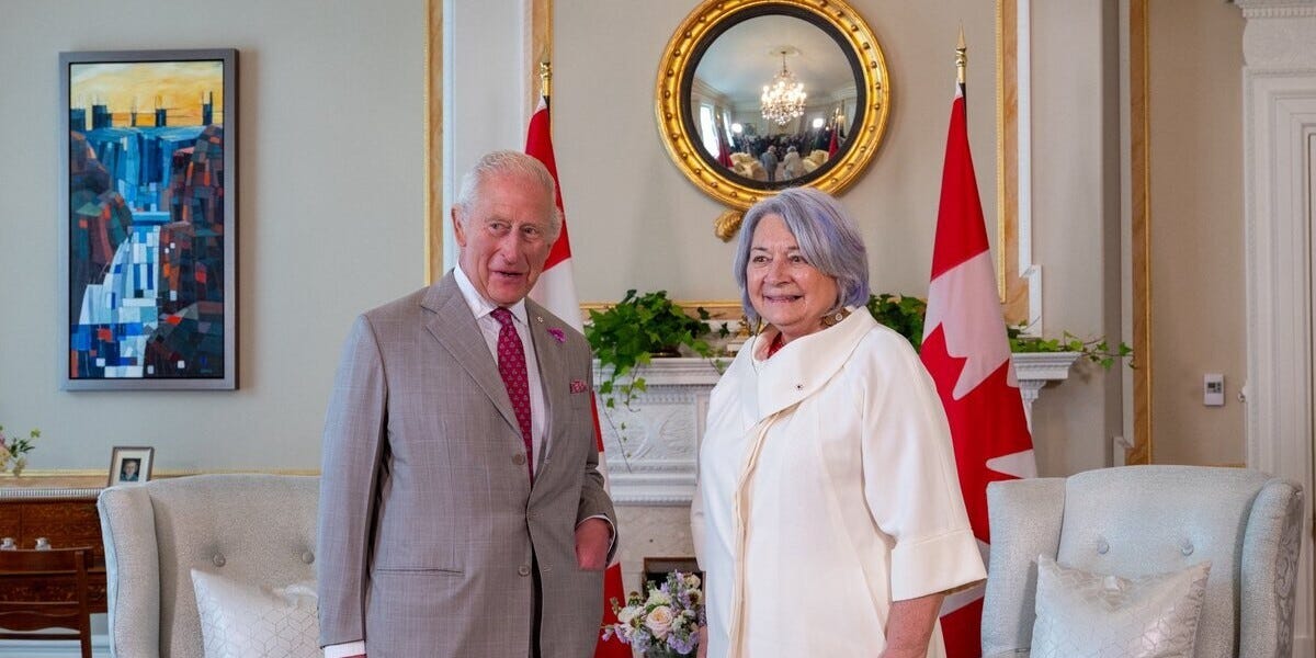Governor General Simon addresses King Charles III as foreign monarch