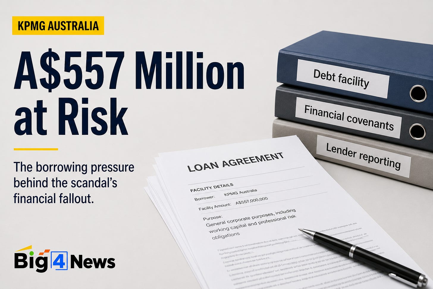 KPMG Australia debt: the $557 million borrowing risk behind the audit leak scandal