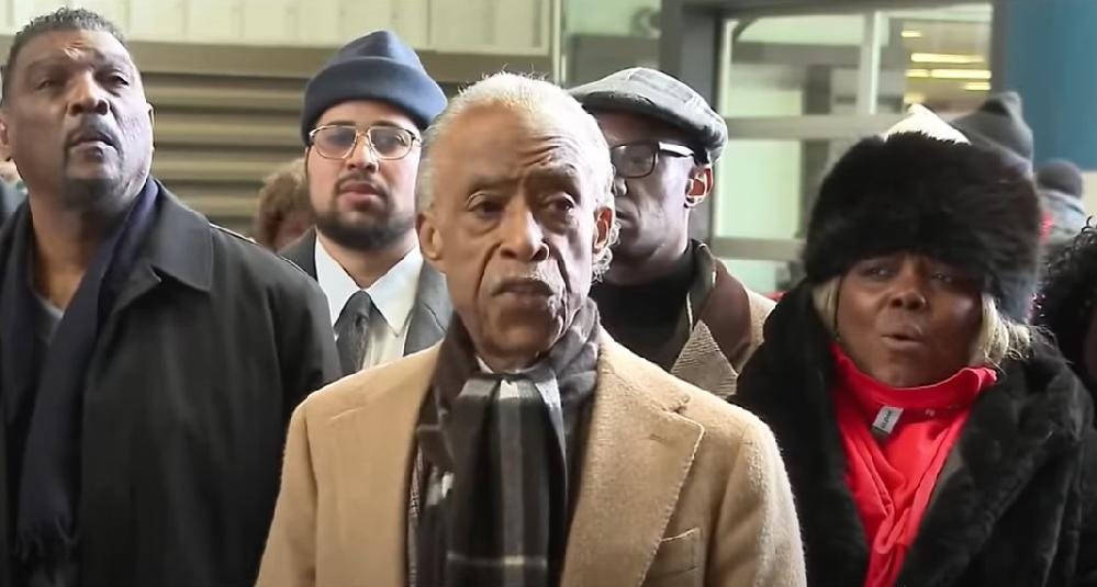 Al Sharpton rallies support for Costco’s DEI policies in Harlem // Al Sharpton at Harlem Costco - screenshot Al Sharpton rallies support for Costco’s DEI policies in Harlem // Al Sharpton at Harlem Costco - screenshot
