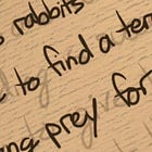 Handwriting the Field Guide