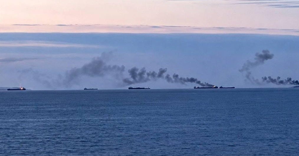 Russia Is Losing the Sea of Azov as Ukraine Hits 105 Shadow Fleet Vessels in 8 Days — UNITED24 Media Russia Is Losing the Sea of Azov as Ukraine Hits 105 Shadow Fleet Vessels in 8 Days — UNITED24 Media