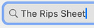 The Rips Sheet