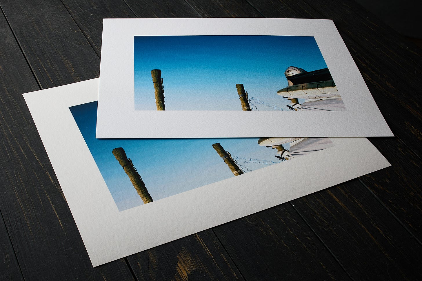 Two very textured matte papers Two very textured matte papers