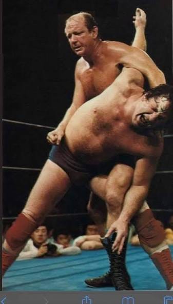Legendary Dory funk jr and Terry funk battles in Japan