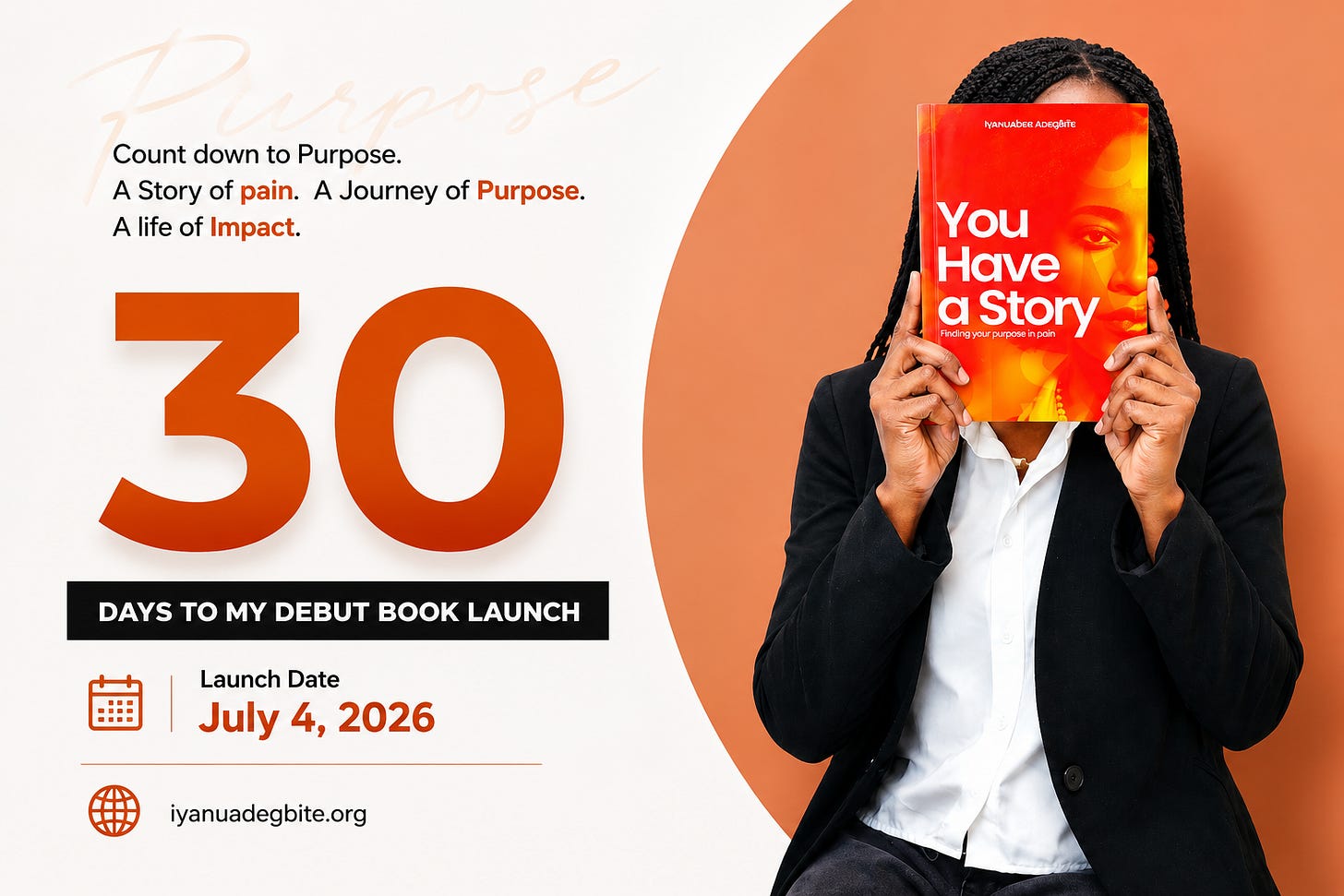 30 Days to My Debut Book Launch: What This Journey Has Taught Me