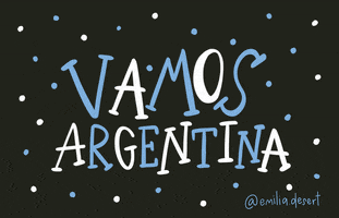 Football Vamos Argentina GIF by Emilia Desert Football Vamos Argentina GIF by Emilia Desert