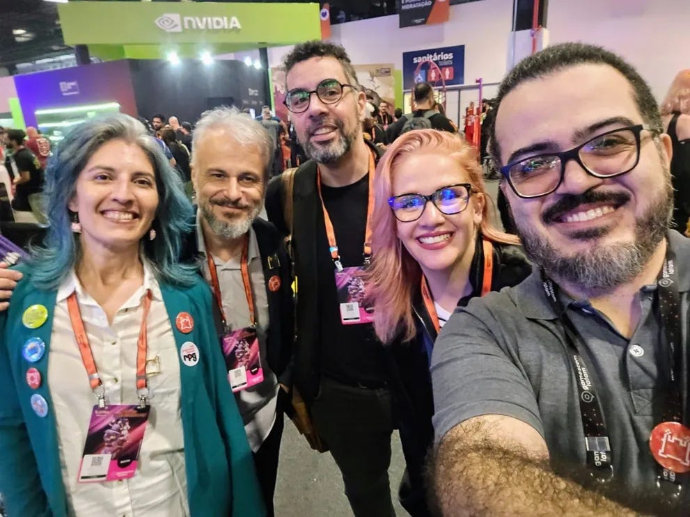 Gamescom LATAM 2025 - Horacio Corral, Érika Caramello and Pedro Zambarda