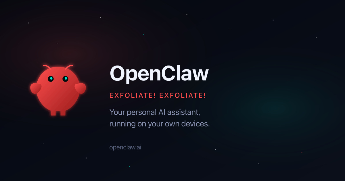 OpenClaw — Personal AI Assistant OpenClaw — Personal AI Assistant
