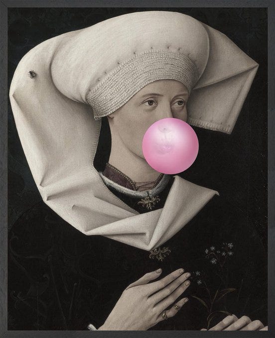 Bubblegum Portrait -2
