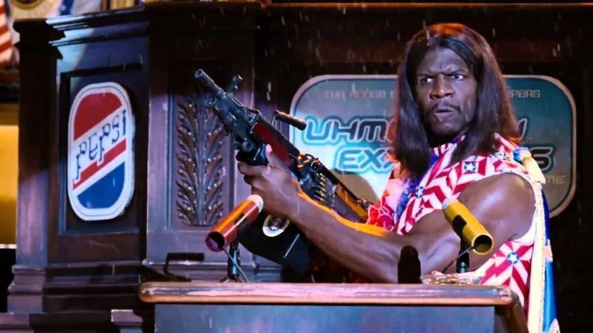 Terry Crews Brought Back His Idiocracy Character President Camacho at SXSW Terry Crews Brought Back His Idiocracy Character President Camacho at SXSW