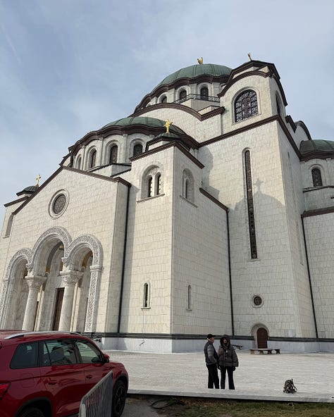Churches and temples around Belgrade and Serbia. 