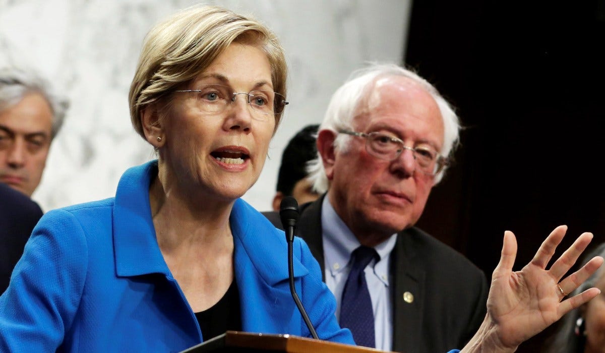 elizabeth warren bernie sanders takes swipes at joe biden in california 2019 elizabeth warren bernie sanders takes swipes at joe biden in california 2019