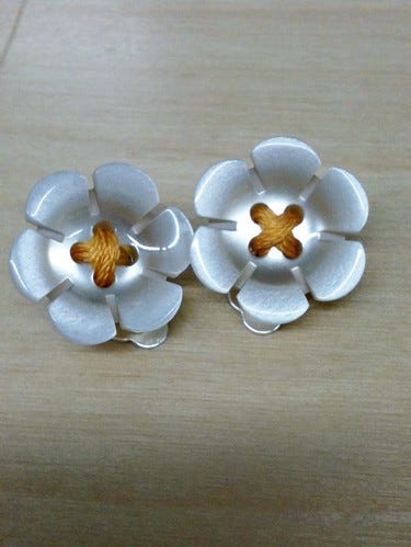 Daisy Button Earrings Daisy Button Earrings
