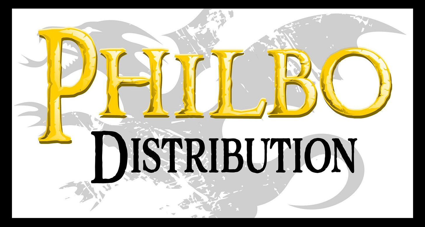 May be an image of text that says "PHILB PHILBO BO DISTRIBUTION"
