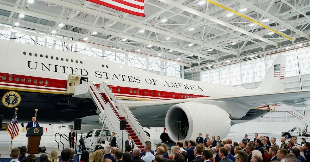 Trump unveils Qatari 747 ahead of joining Air Force One fleet | Reuters