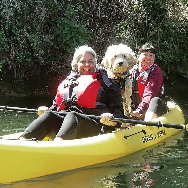 Johnny Cash, who belongs to loyal reader Erin (right), partakes in all outdoor activities but enjoys kayaking the most. She thanks loyal reader Dawn (left) for her supportive coaching. Want your pet to appear in The Highlighter? hltr.co/pets Johnny Cash, who belongs to loyal reader Erin (right), partakes in all outdoor activities but enjoys kayaking the most. She thanks loyal reader Dawn (left) for her supportive coaching. Want your pet to appear in The Highlighter? hltr.co/pets