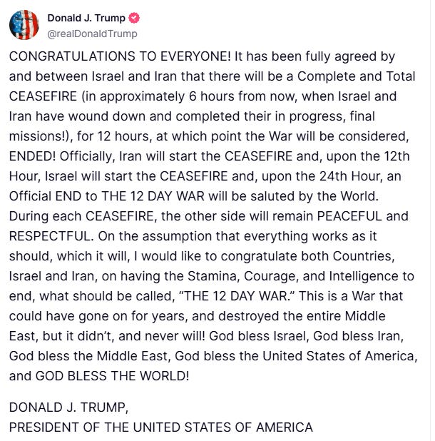 Breaking down the confusion during the countdown to Trump's Iran-Israel  ceasefire - ABC News