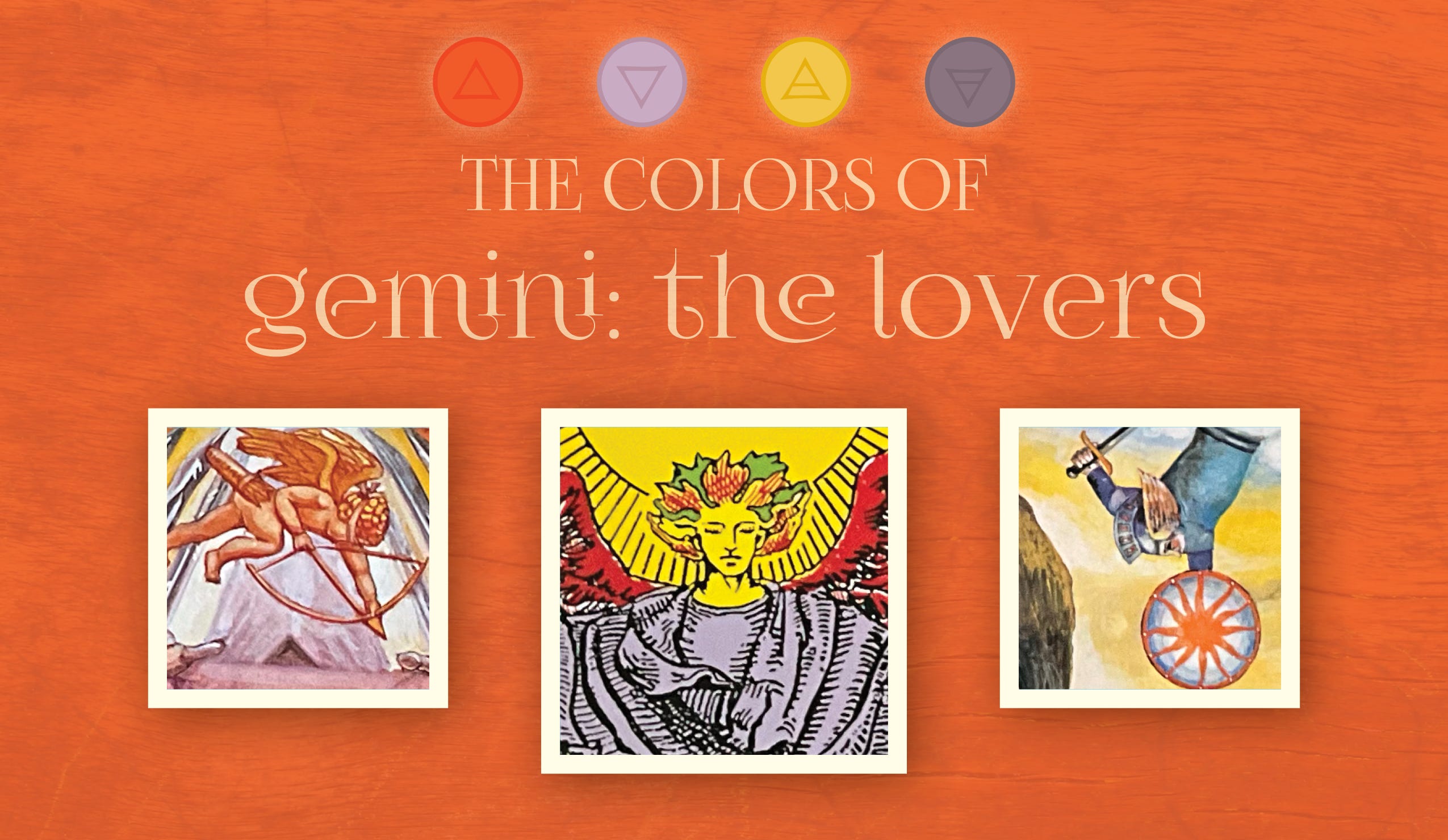 Gemini deck 6種セット The Colors of Gemini, The Lovers - by M Fortune