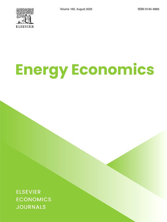 Energy Economics | Journal | ScienceDirect.com by Elsevier Energy Economics | Journal | ScienceDirect.com by Elsevier