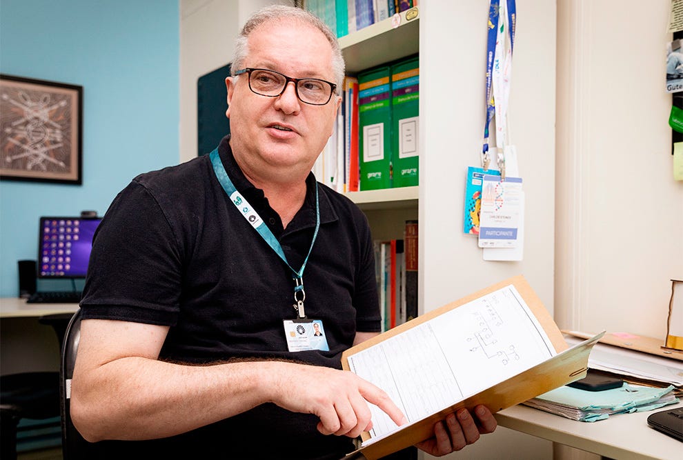 O coordenador do projeto no HC, Carlos Steiner: projeto piloto O coordenador do projeto no HC, Carlos Steiner: projeto piloto