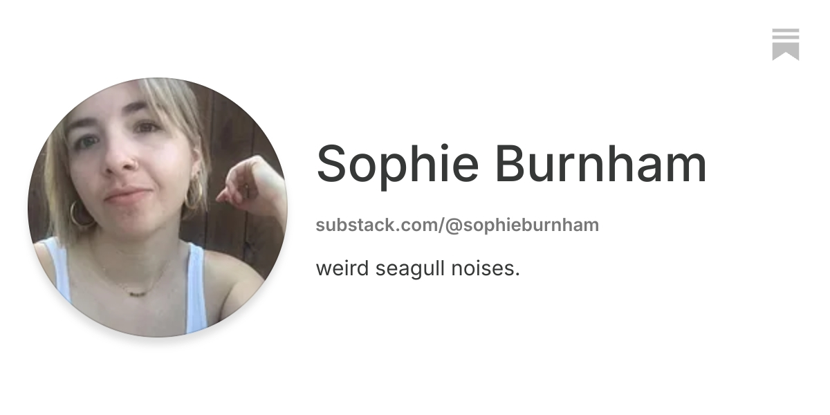 Sophie Burnham | Substack