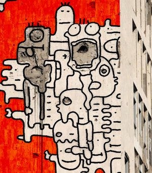 Potato Nose street art Beirut