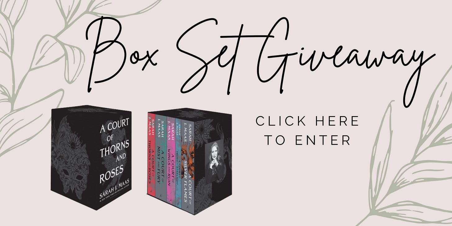Box set giveaway- picture of ACOTAR boxset