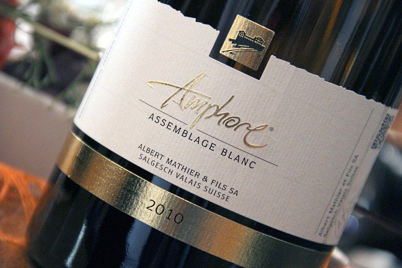 Albert Mathier & sons - Amphore Assemblage Blanc 2010 Albert Mathier & sons - Amphore Assemblage Blanc 2010
