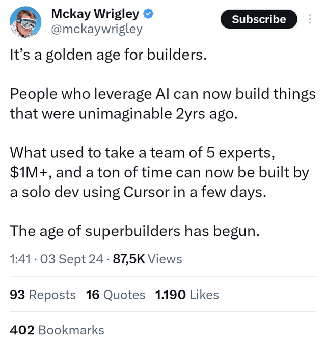 The hype around Cursor is getting absolutely ridiculous, the claims are  getting crazier each day. : r/webdev