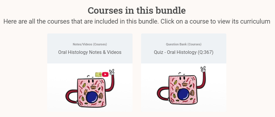 Revision ninja - Oral Histology Course bundle Revision ninja - Oral Histology Course bundle
