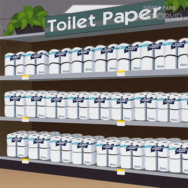 Panic Buying South Park GIF - Panic Buying South Park Buying Toilet Paper GIFs
