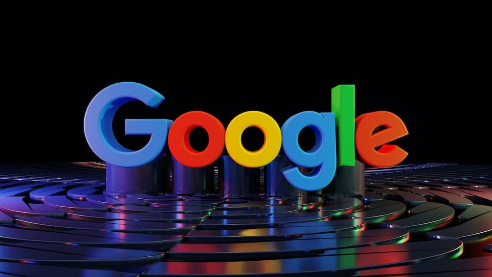 3D render of the Google logo 3D render of the Google logo